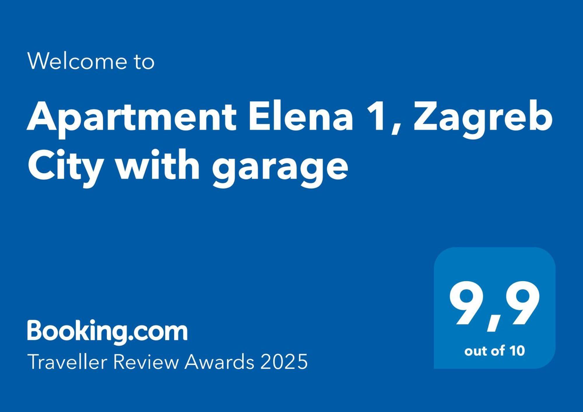 Apartment Elena 1, Zagreb City With Garage Buitenkant foto